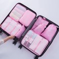 thumbnail image 2 of CSChome Travel Storage Bag Foldable Suitcase Organizer 8Pcs/Set Multi Sizes Travel Organizer Drawstring Wash Travel Clothes Storage Travel, 2 of 6