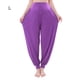 thumbnail image 1 of Pantalones de yoga Jumpingount Jogging para mujer Pantalones deportivos sueltos casuales Púrpura L, 1 of 2