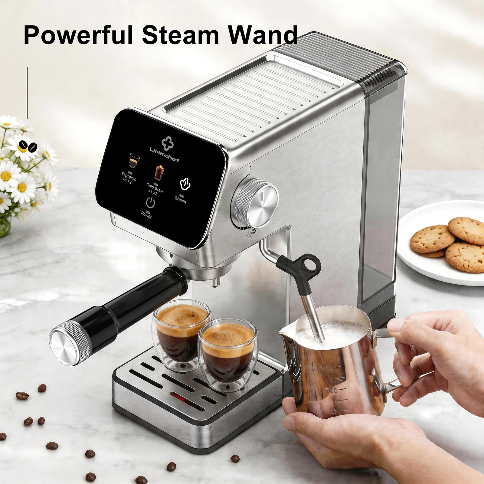 LINKChef 20 Bar Espresso Machine with Cold Brew photo 4
