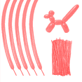 thumbnail image 1 of Globos rosa 260 globoflexia Tilco Balloons 100 pzas, 1 of 3