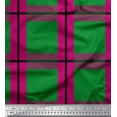 thumbnail image 1 of Soimoi Viscose Chiffon Fabric Check Check Printed Fabric 1 Yard 42 Inch Wide, 1 of 5