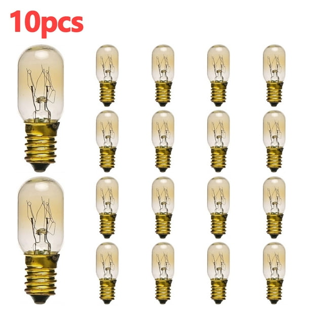 Goodhd 10 x ampoule de lampe à sel 15 W E14 à visser ampoules