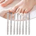 thumbnail image 4 of 8pcs Pedicure Tool Set, Stainless Steel Foot File, Dead Skin Horny Remover Foot Callus Shaver, Pedicure Travel Tool Kit Set Men Women, 4 of 5