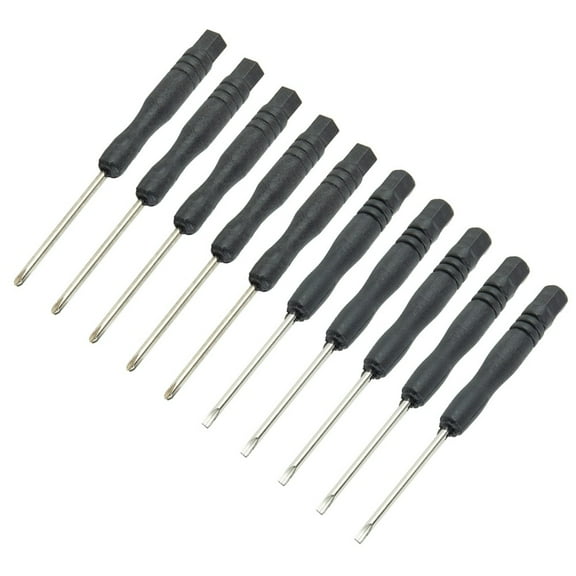 10Pc 3.22Inch Small Screwdriver Set Repair Tool Slotted Cross Screwdrivers 2Mm