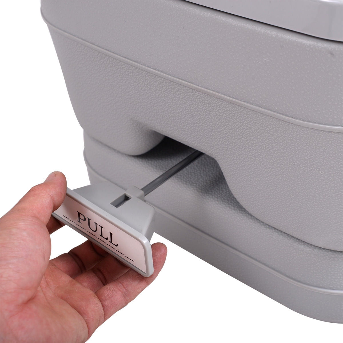 Jaxpety 2.6 Gallon Camping Toilet Outdoor Porta Potty for RV Travel, Camping, Boating, Hospital, Truck
