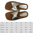 thumbnail image 2 of Sandalias planas con correa cruzada sandalias de playa con punta abierta zapatillas de casa informales para mujer, 2 of 7