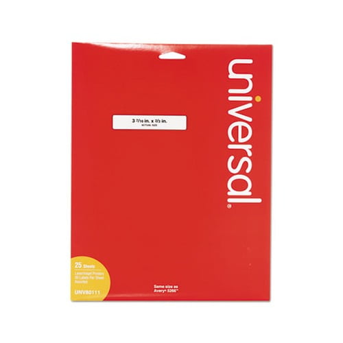 Self-Adhesive Permanent File Folder Labels 0.66 x 3.44, White with Assorted Color Borders, 30/Sheet, 25 Sheets/Pack