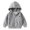 Grey, variant on SUXIAN Boys Pullover Hoodie Zip Up Lined Long Sleeve Soft Warm Pullover Outerwear Casual Comfortable For Kids Hoodie Boys Grey 5-6 Years