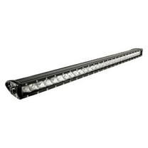 30 in. Single Row LED Light Bar, Clear & Black - 120W