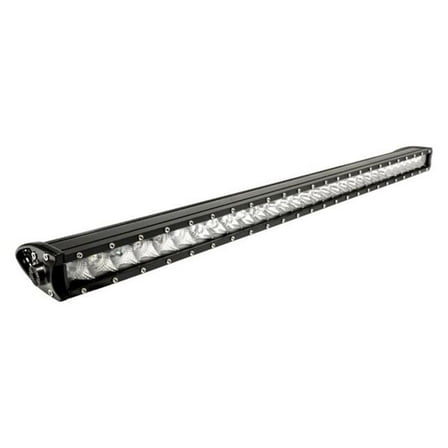 30 in. Single Row LED Light Bar, Clear & Black - 120W