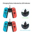 thumbnail image 6 of Switch Joy-Con Charging Grip Compatible with NintendoSwitch &Oled Model,Play While Charging,Portable V-Shaped Switch Controller Charger with Indicator, 6 of 9