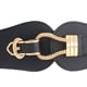 thumbnail image 3 of Cinturón de vestir de moda para cinturones de dama de cuero PU elásticos informales diarios para damas , negro Yinane cinturones dama, 3 of 3