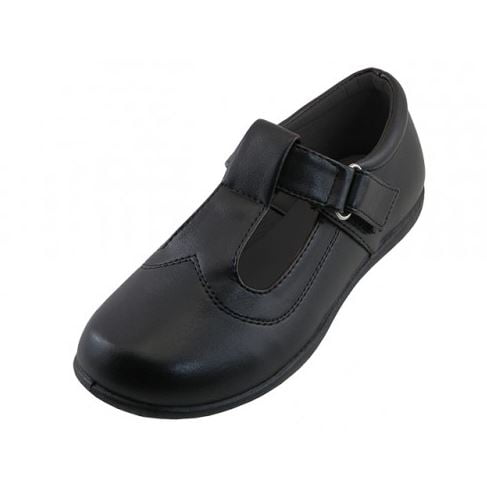 velcro black shoes
