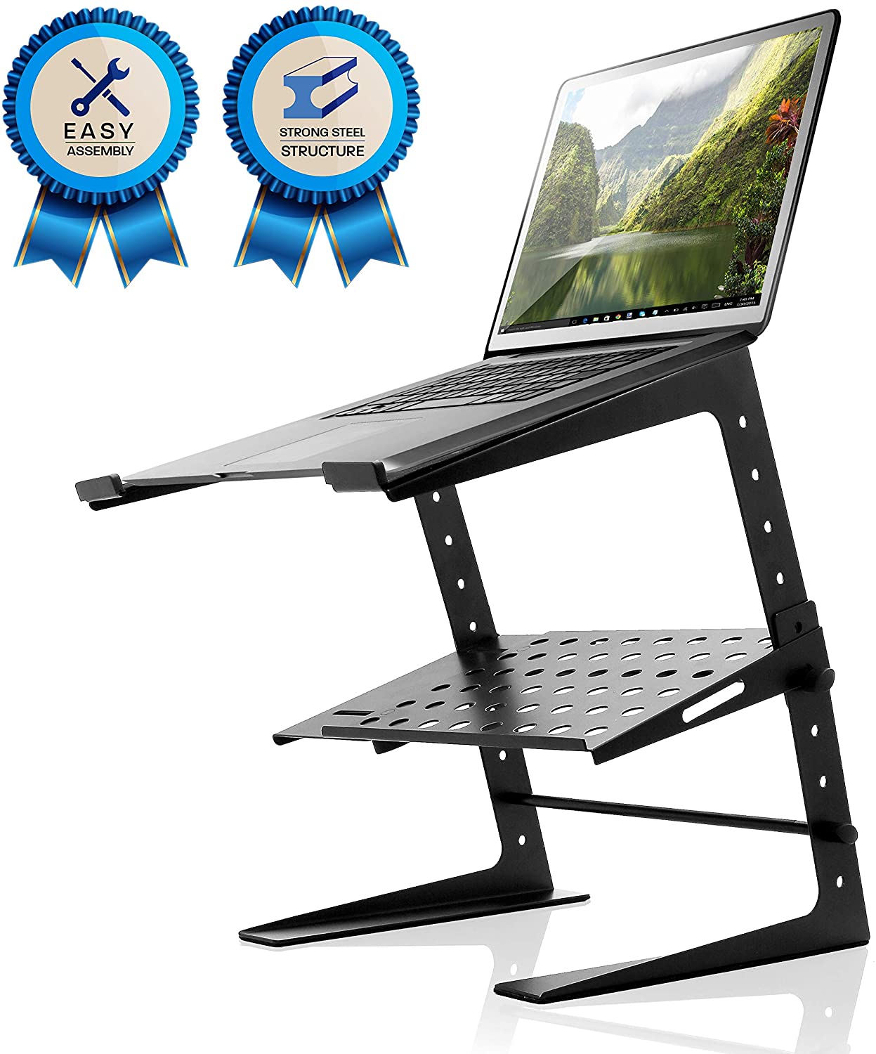 PylePro PLPTS26 Laptop Computer Stand for DJ with Storage Shelf Walmart Canada