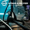 thumbnail image 2 of K&M Short Microphone Stand with Telescoping Tele Boom Black Finish, 2 of 5
