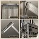 thumbnail image 3 of Bathroom Shower Full Set Black White Gray Bathtub Shower System RAain Pressurized Digital LED Shower Sets Hot Cold  Faucet My Lux Decor Round, 3 of 30