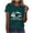 AT Multicolor, variant on Horkkom Christmas T Shirt Short Sleeve Santa Graphic Blouse Crew Neck Pullover Xmas Shirts L, Gifts for Women
