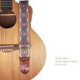 thumbnail image 2 of Mosiee Adjustable Soft Guitar Strap Embroidered For Acoustic Folk Electric Guitar Bass, 2 of 6