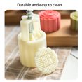 thumbnail image 4 of Ounissouiy Mooncakes molde flor DIY hornear Luna pastel molde mano presión Fondant moldes mediados otoño Festival accesorio panadería Mostrada, 4 of 6