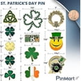 thumbnail image 2 of PinMart St. Patrick's Day Lapel Pin â Shamrock Pins, Irish Enamel Pin, 2 of 5