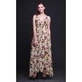 thumbnail image 4 of Bimba Floral Ladies Printed Resort Maxi DrawstringDressSpaghetti Strap Beach Wear-Large, 4 of 6