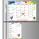 thumbnail image 1 of Magnetic Monthly Weekly Planner Calendar Table Whiteboard Calendar Stickers Fridge Sticker Message Planner Schedule Board MenuMonthlyGERMANY He Qiyong unisex, 1 of 1