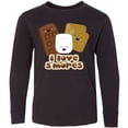 thumbnail image 3 of Inktastic I Love S'mores Long Sleeve Youth T-Shirt, 3 of 5