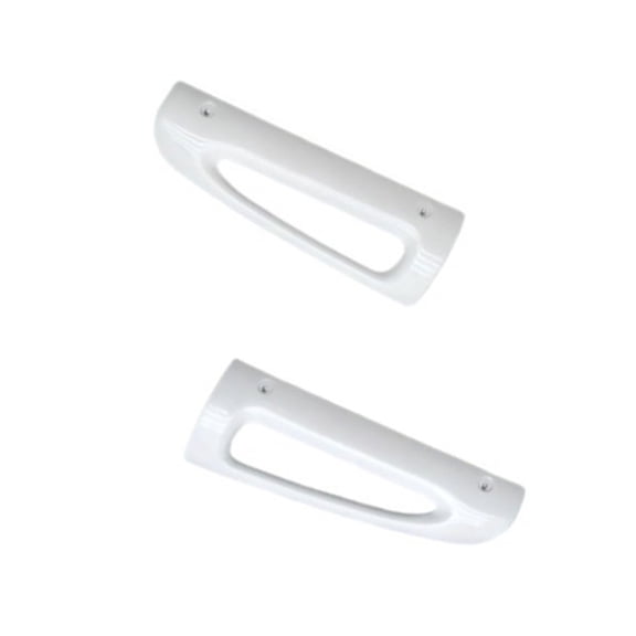 Refrigerator Replacement Handles Plastic Texture Fridge Repair Part Ergonomic Easy Installation for Refrigerators 2 Pack