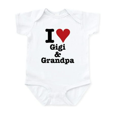 

CafePress - I Love Gigi Infant Bodysuit - Baby Light Bodysuit Size Newborn - 24 Months