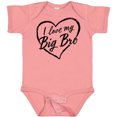 thumbnail image 3 of Inktastic I Love My Big Bro in Black Chalk Heart Boys or Girls Baby Bodysuit, 3 of 5