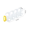 thumbnail image 4 of Soporte para Bebidas BLESIY Estante de almacenamiento de refrigerador Transparente Amarillo, 4 of 5