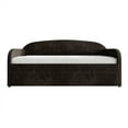 thumbnail image 3 of Castle Place Corduroy Luxe Twin Daybed with 2 Storage Drawers, Brown, 3 of 8