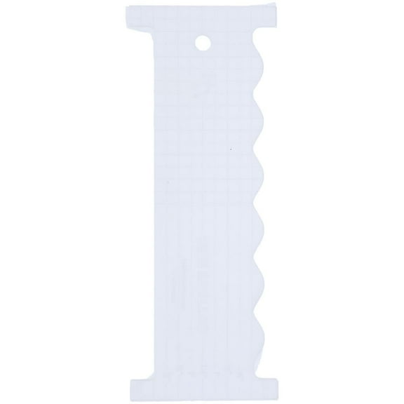 HQ Mini Scallop Ruler 3-Inch x 8-Inch Longarm Template by Handi Gadgets