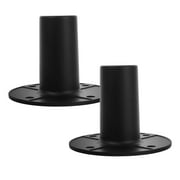IDEANATEGRATE 2Pack Desktop Speaker Stand with re Base for Musicians and Sound Engineers
