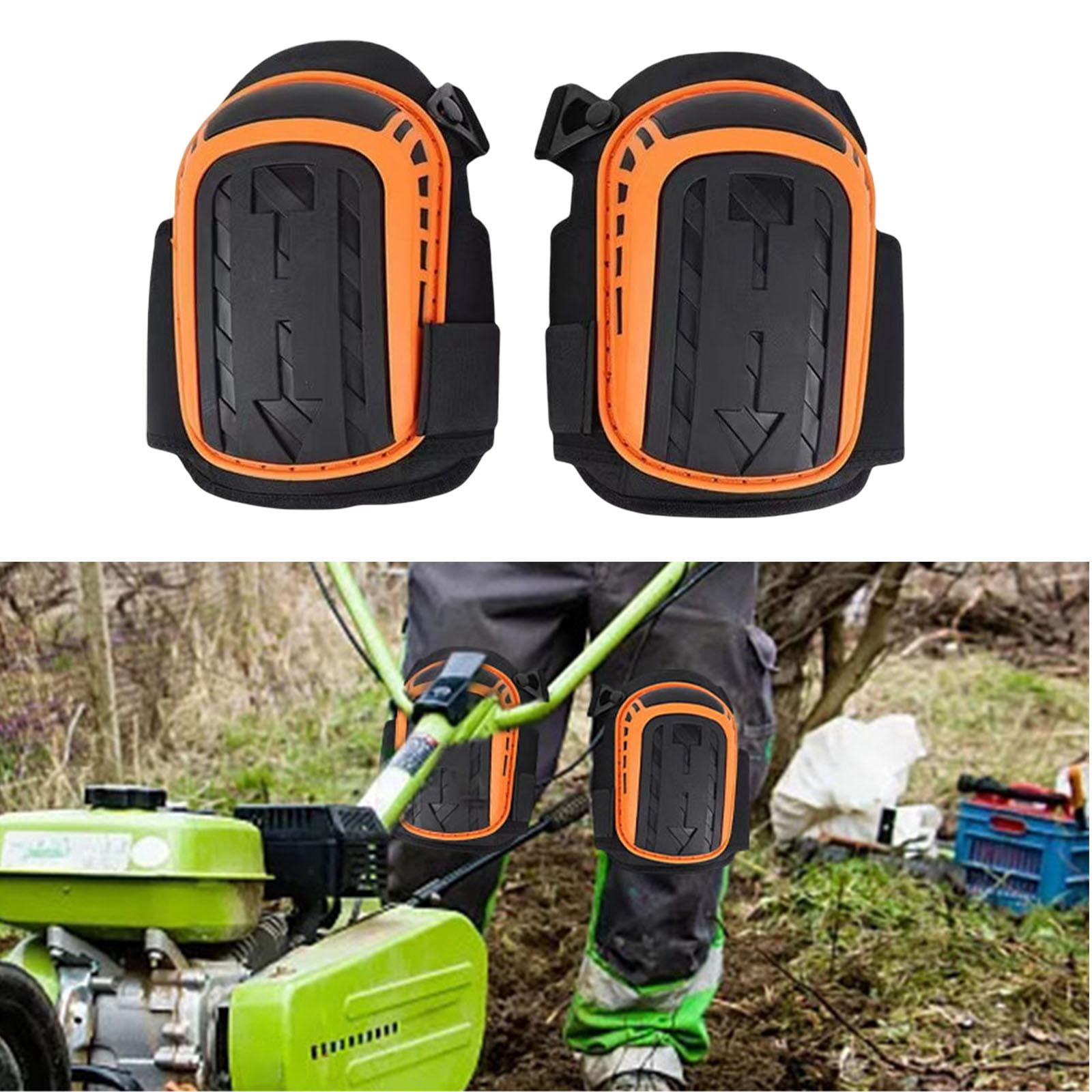 Professional Knee Pads for Work - Heavy Duty Foam Padding Kneepads for Construction, Gardening, Flooring with Comfortable Gel on to Save Knees
