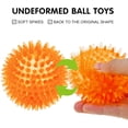 thumbnail image 4 of Pelotas chirriantes para perros pequeños, pelotas de goma para buscar perros, paquete de 6 colores brillantes, juguetes para cachorros TPR, pelotas de juguete para perros, juguetes chirriantes para p, 4 of 5