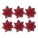 thumbnail image 2 of RV 6 piezas de adornos de árbol de Navidad de flores a cuadros de Navidad (negro rojo) oso de fresa Electrónica, 2 of 5