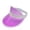 Light Purple, variant on Unisex Retro Neon PVC Sun Visor Hat, Transparent Plastic UV Protection Golf Tennis Beach Cap with Elastic Back for Summer Outdoors,Yellow
