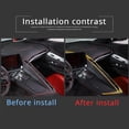 thumbnail image 4 of TINKI Soft Carbon Fiber Air Conditioner Switch Panel Trim Strip Fit for Chevrolet Corvette C8 Stingray 2020-2023, Center Console AC Panel Decoration Frame Trim, 4 of 10