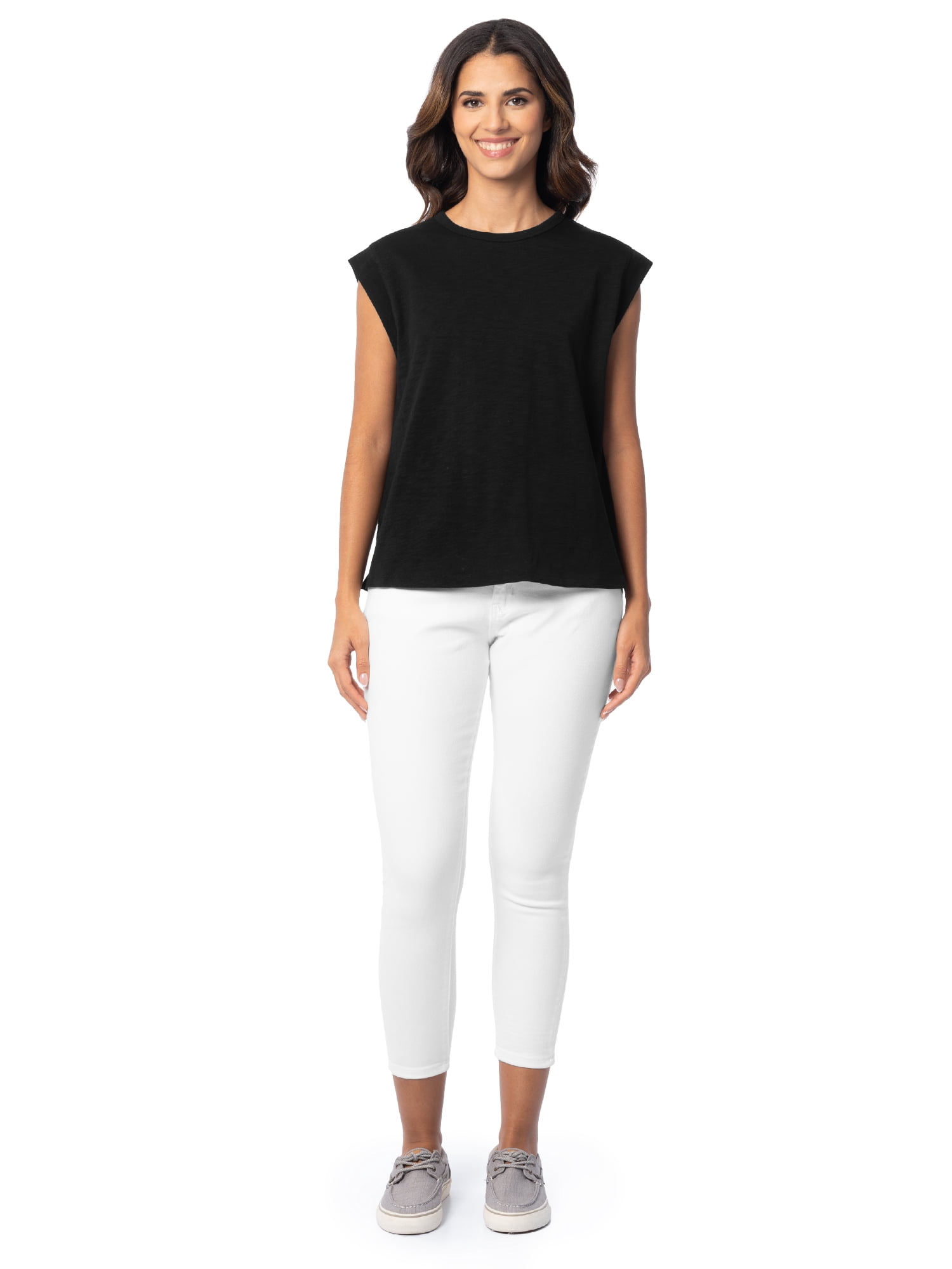 Time and Tru Women's Muscle Tee, Sizes XS-XXXL