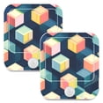 thumbnail image 7 of Yayeee 2-Pack Plug in LED Night Lights with Light Sensors Motion Detectors, Blue Cubes, 7 of 7