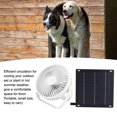 thumbnail image 4 of Solar Panel Fan Kit, 4W Solar Powered Fan High Conversion Efficiency  For Pet House, 4 of 8