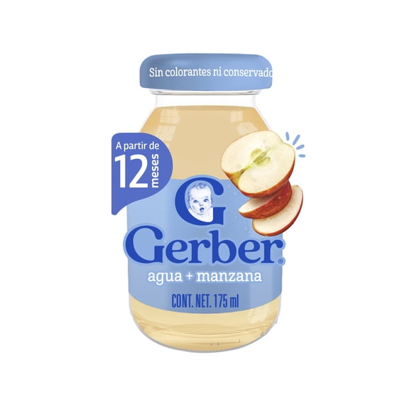Bebida Gerber Sabor Manzana Botella 175 ml