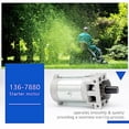 thumbnail image 6 of 136-7880 Starter Motor for 2P77F Engines Compatible with Toro Timecutter and More Replaces 133-1564 127-9209 133-9828, Replacement for Predator 708cc 22hp Vertical V-Twin Engine 62879, 6 of 7