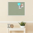 thumbnail image 3 of PinPix ArtToFrames 28x22 Custom Cork Bulletin Board    Poster Board Has a Fabric Style Canvas Finish, Framed in Satin White Frame (PinPix-229), 3 of 5