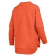 thumbnail image 3 of Women's Pressbox Orange Oklahoma State Cowboys Quilted Long Sleeve Pullover Sweatshirt, 3 of 3