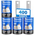 thumbnail image 1 of Tooloton Extra Sticky Lint Roller, 400 Sheets, 4 Pack, 1 of 7
