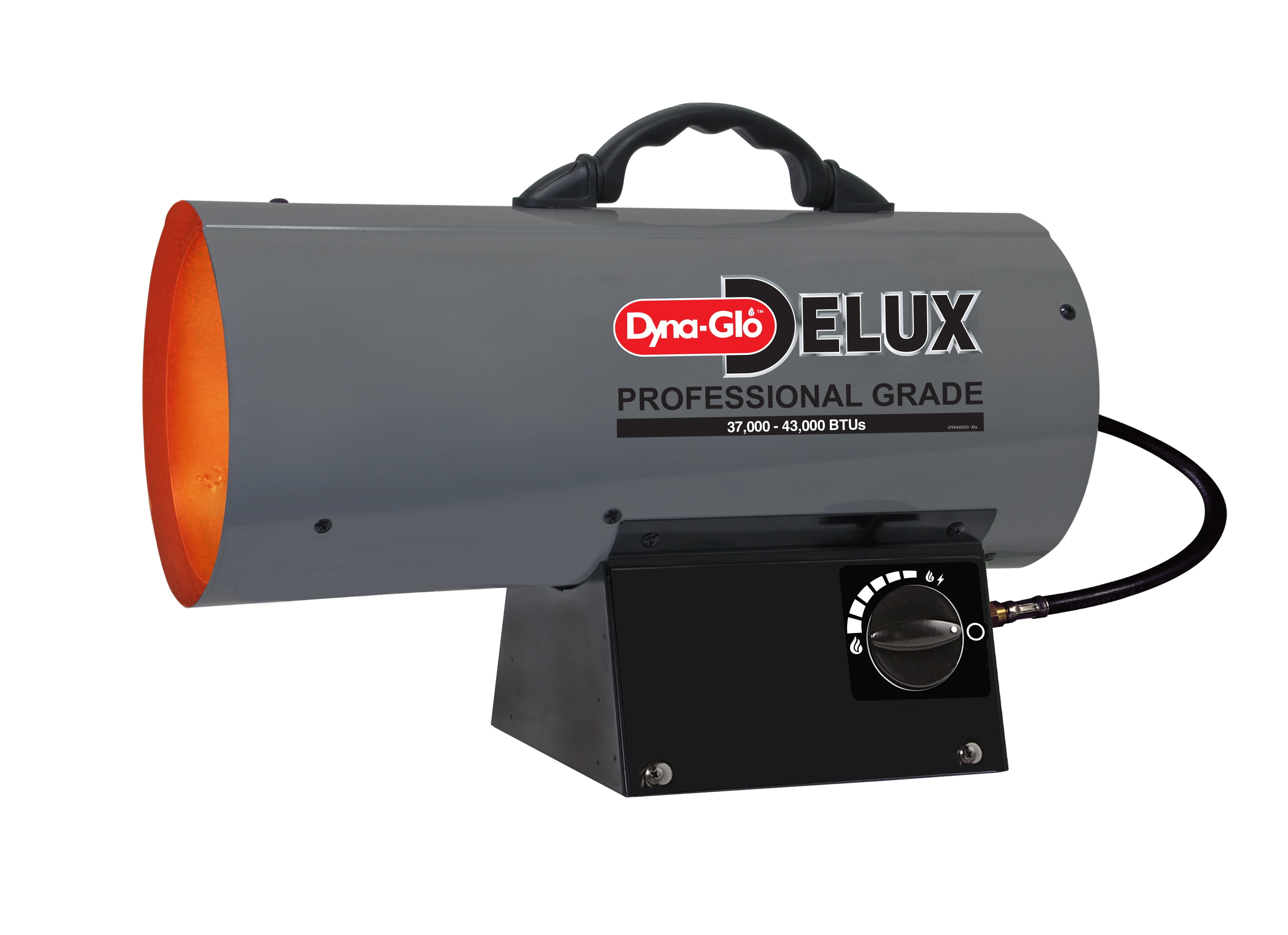 DynaGlo LPFA43DGD Delux 37K 43K BTU Portable Forced Air Propane
