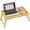 Natural, variant on Bambloom Bed Tray Table with Foldable Legs,Bamboo Breakfast Tray  for Sofa,Bed,Eating,Working,Black