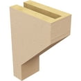 thumbnail image 5 of 3"W x 6"D x 9"H Classic Clemmons Rough Cedar Woodgrain TimberThane Corbel, Primed Tan, 5 of 6